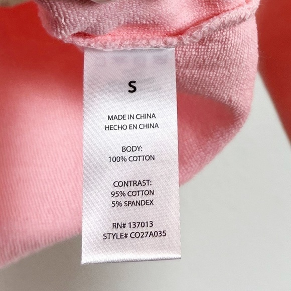 NWT Wildfox Crystal Rose Airbrushed Leopard Crop Sweatshirt - Picture 9 of 9